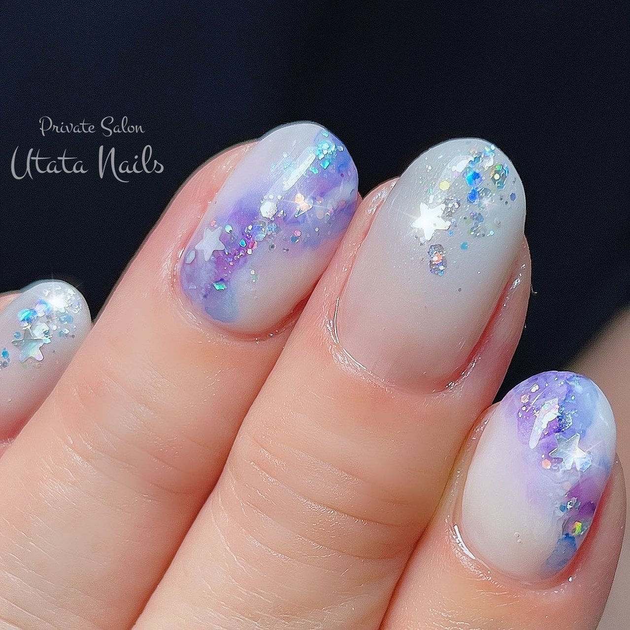 夏 梅雨 七夕 浴衣 ハンド Utata Nailのネイルデザイン No ネイルブック