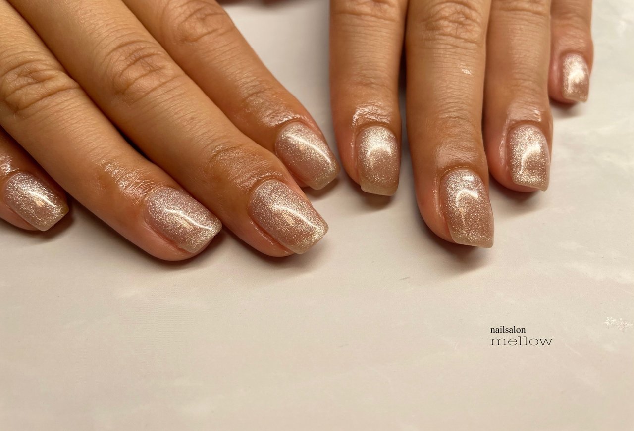 オールシーズン オフィス デート 女子会 ハンド Nailsalon Mellow 大山浩美のネイルデザイン No ネイルブック