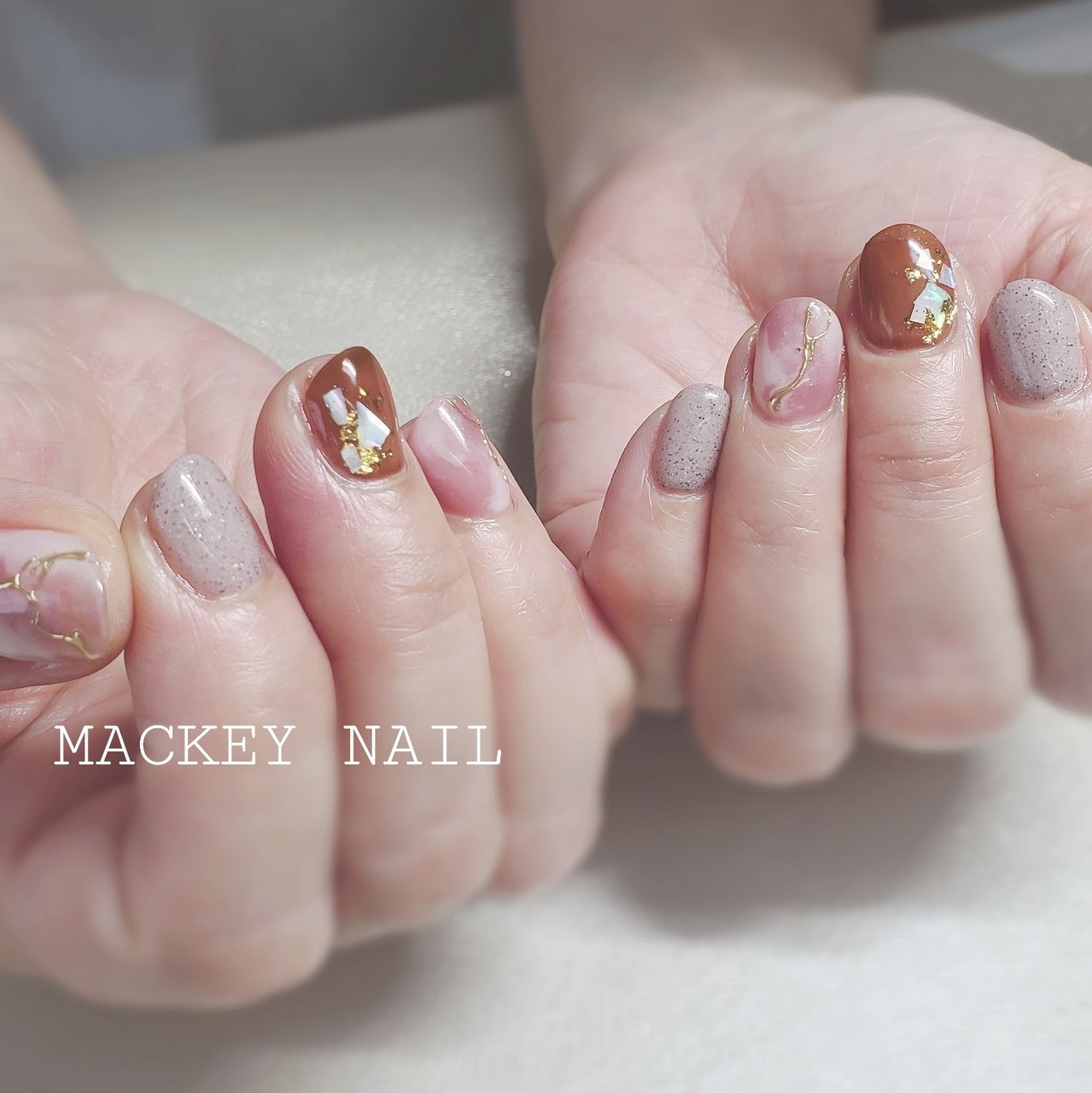 夏 オフィス デート ハンド タイダイ Mackey Nailのネイルデザイン No ネイルブック