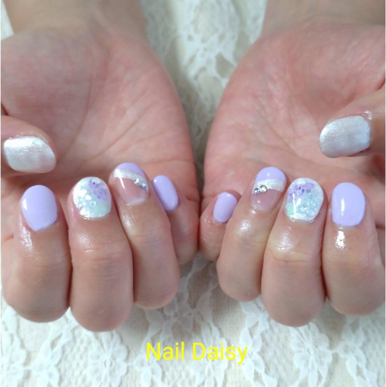 夏 梅雨 ハンド フレンチ ワンカラー Naildaisyのネイルデザイン No ネイルブック