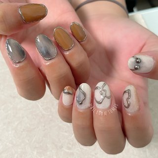 春/夏/秋/冬/ニュアンス - Nail Room Tomiiのネイルデザイン[No