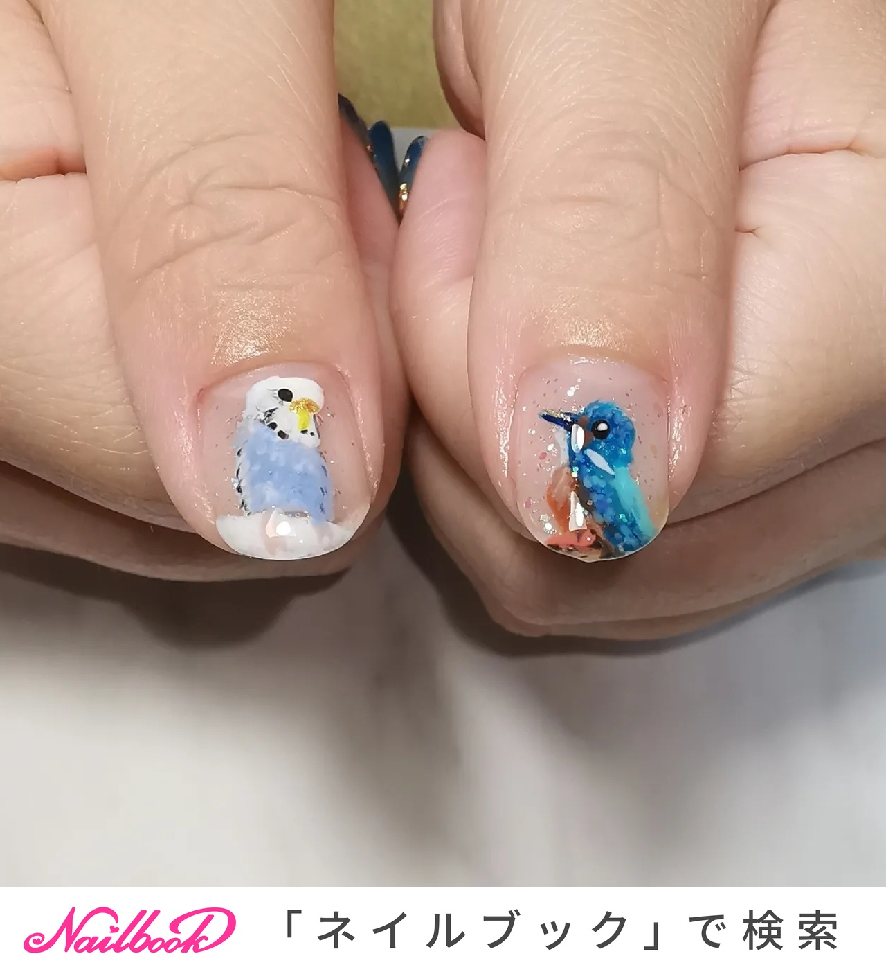 春 レトロのネイルデザイン ネイルブック