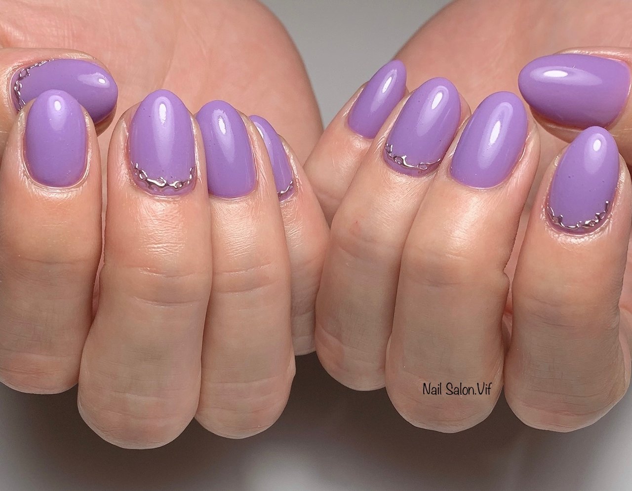 夏 オールシーズン ハンド シンプル ワンカラー Nailsalon Vifのネイルデザイン No ネイルブック