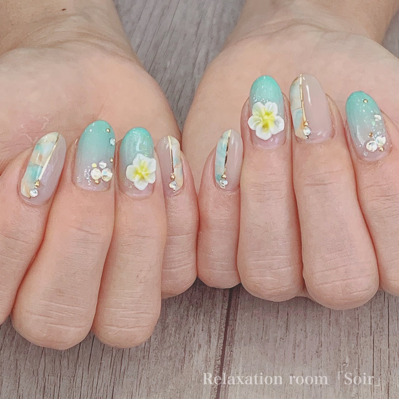 夏 旅行 海 リゾート ハンド Nail Likeのネイルデザイン No ネイルブック