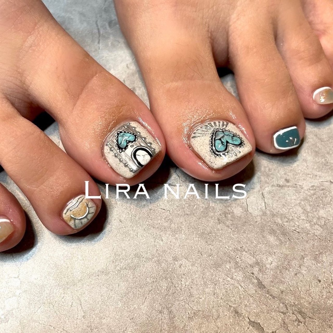 夏/オールシーズン/海/リゾート/フット - Lira nailsのネイルデザイン