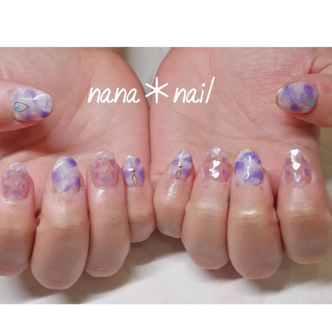 夏 デート 女子会 ハンド ホログラム Nana Nailのネイルデザイン No ネイルブック