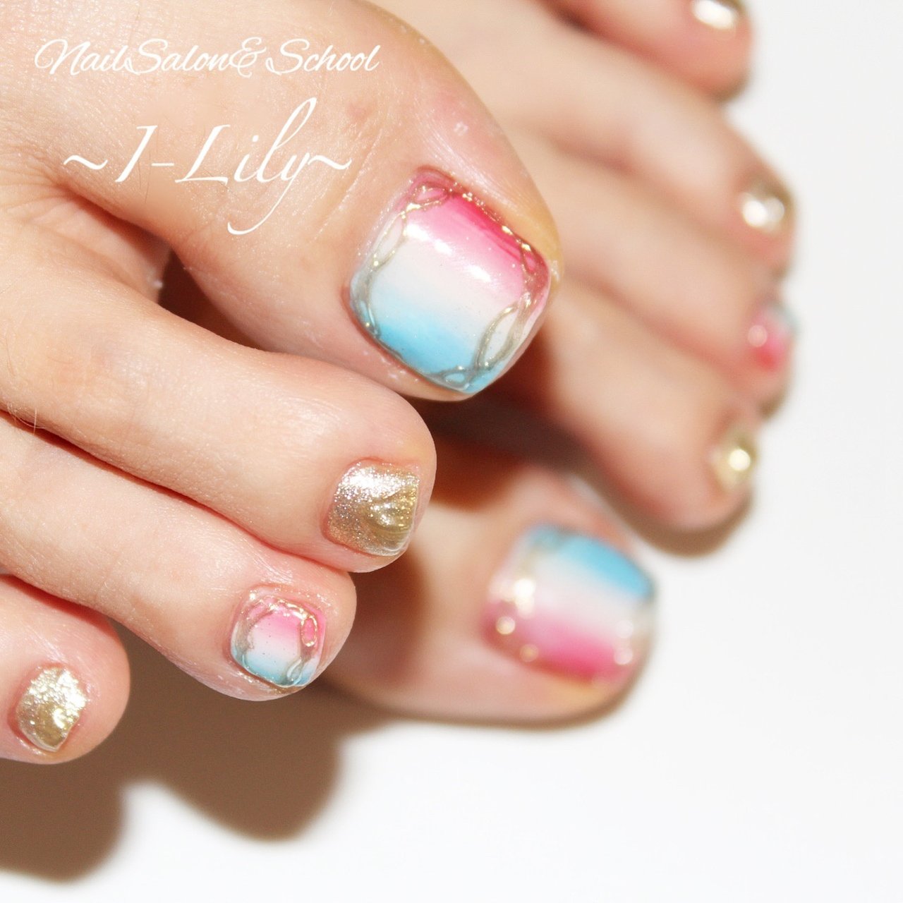 夏 海 リゾート 浴衣 フット Nailsalon School I Lily アイ リリーのネイルデザイン No ネイルブック