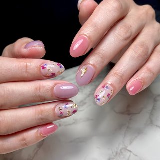 シアーパープルのネイルデザイン ネイルブック