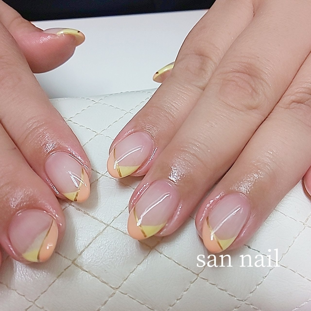 夏 オールシーズン オフィス デート ハンド San Nailのネイルデザイン No ネイルブック