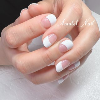 深めフレンチのネイルデザイン ネイルブック