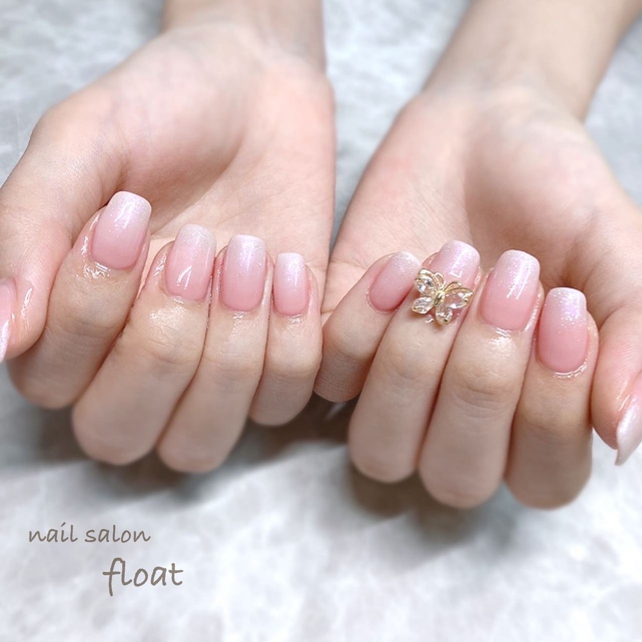 オールシーズン オフィス ブライダル デート ハンド Nail Salon Floatのネイルデザイン No ネイルブック