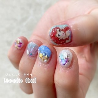 大人ディズニーネイルのネイルデザイン ネイルブック