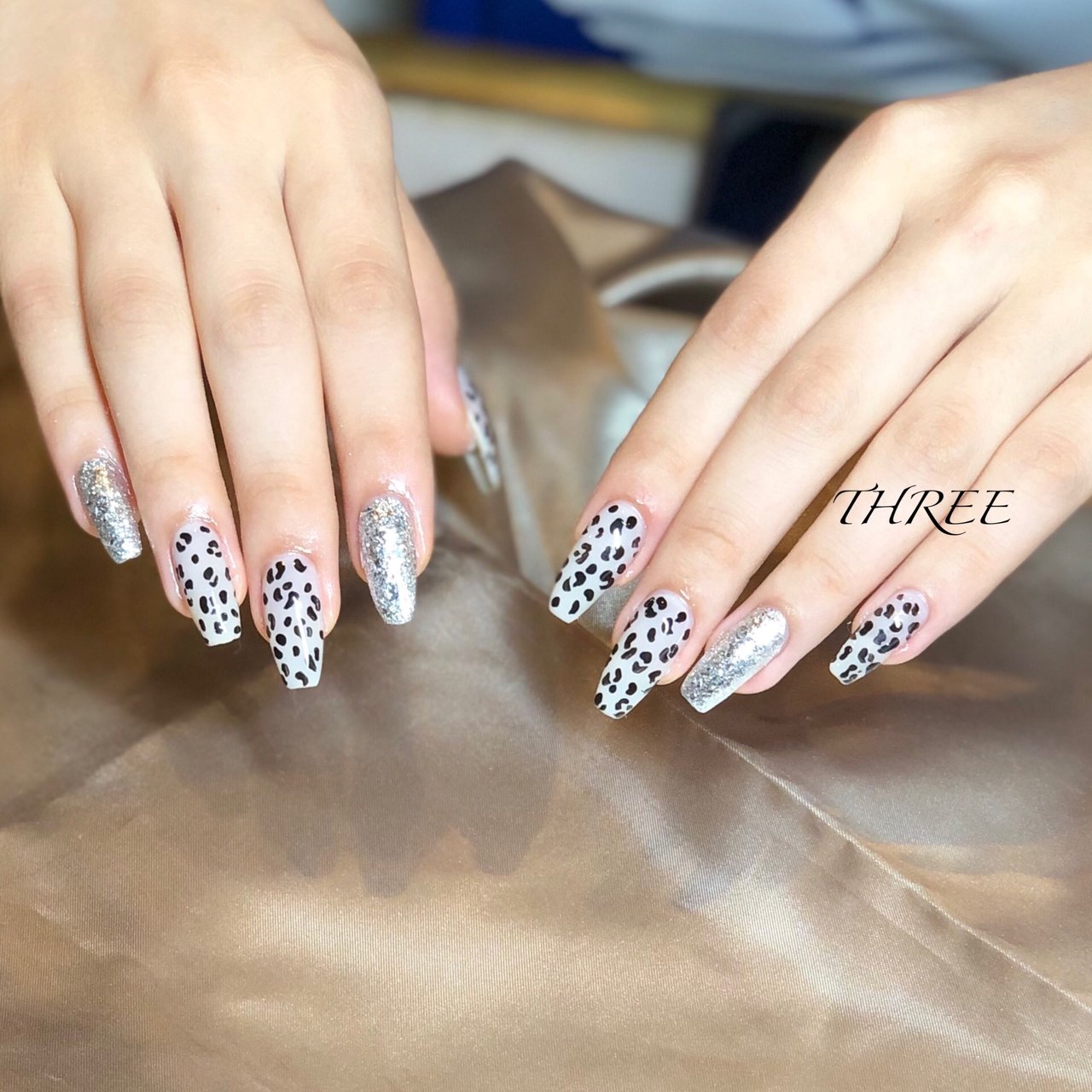 オールシーズン/ハンド/ラメ/アニマル柄/レオパード - Beautysalon