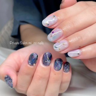 星座ネイルのネイルデザイン ネイルブック