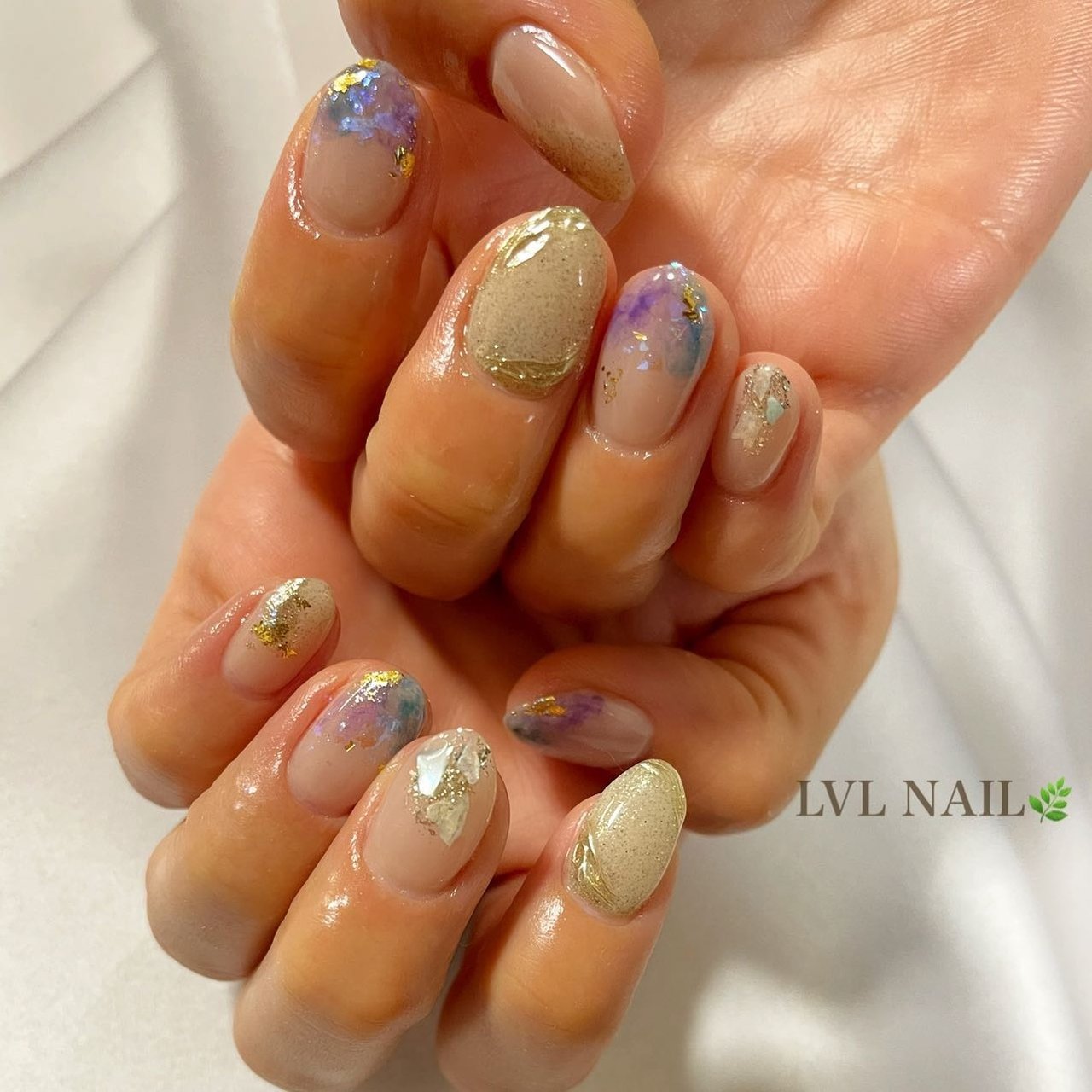 夏 梅雨 海 女子会 ハンド Lvl Nail Airiのネイルデザイン No ネイルブック