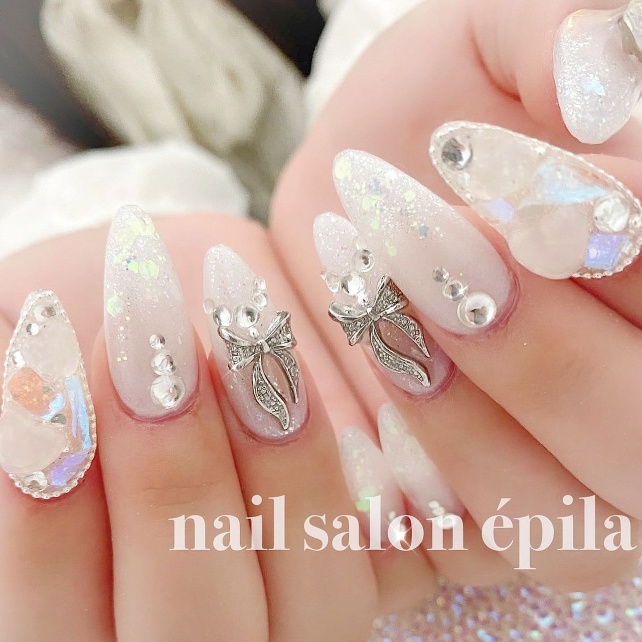 大阪南森町キラキラ派手ネイル専門店 Epila Nail のネイルデザイン No ネイルブック