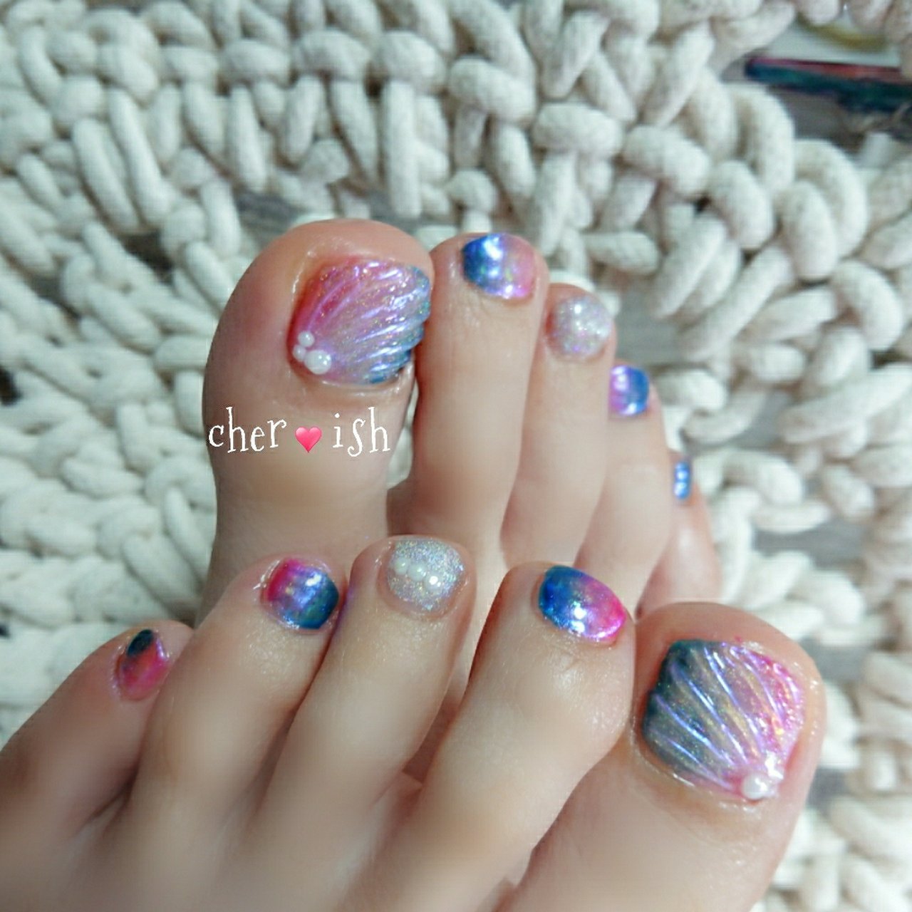 夏 海 リゾート 浴衣 フット Private Nail Salon Cher Ishのネイルデザイン No ネイルブック