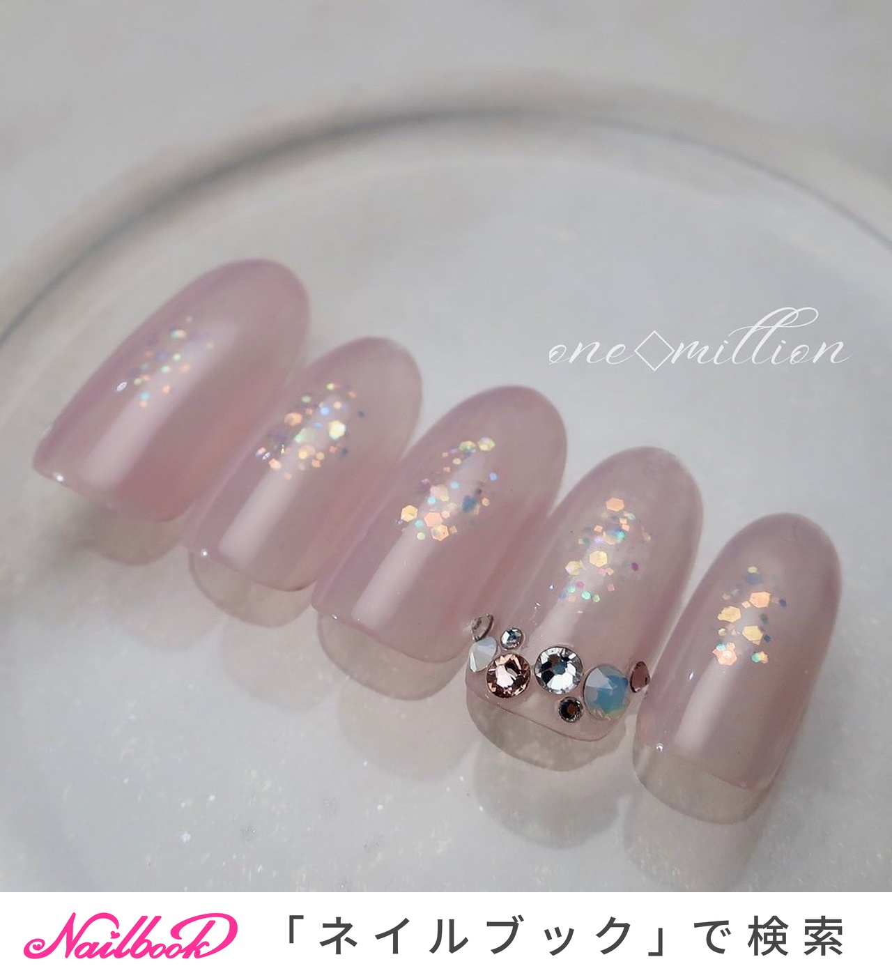 春 夏 オフィス ブライダル シンプル One Millionのネイルデザイン No ネイルブック