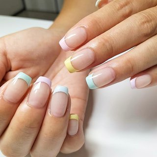 スクエアオフのネイルデザイン ネイルブック