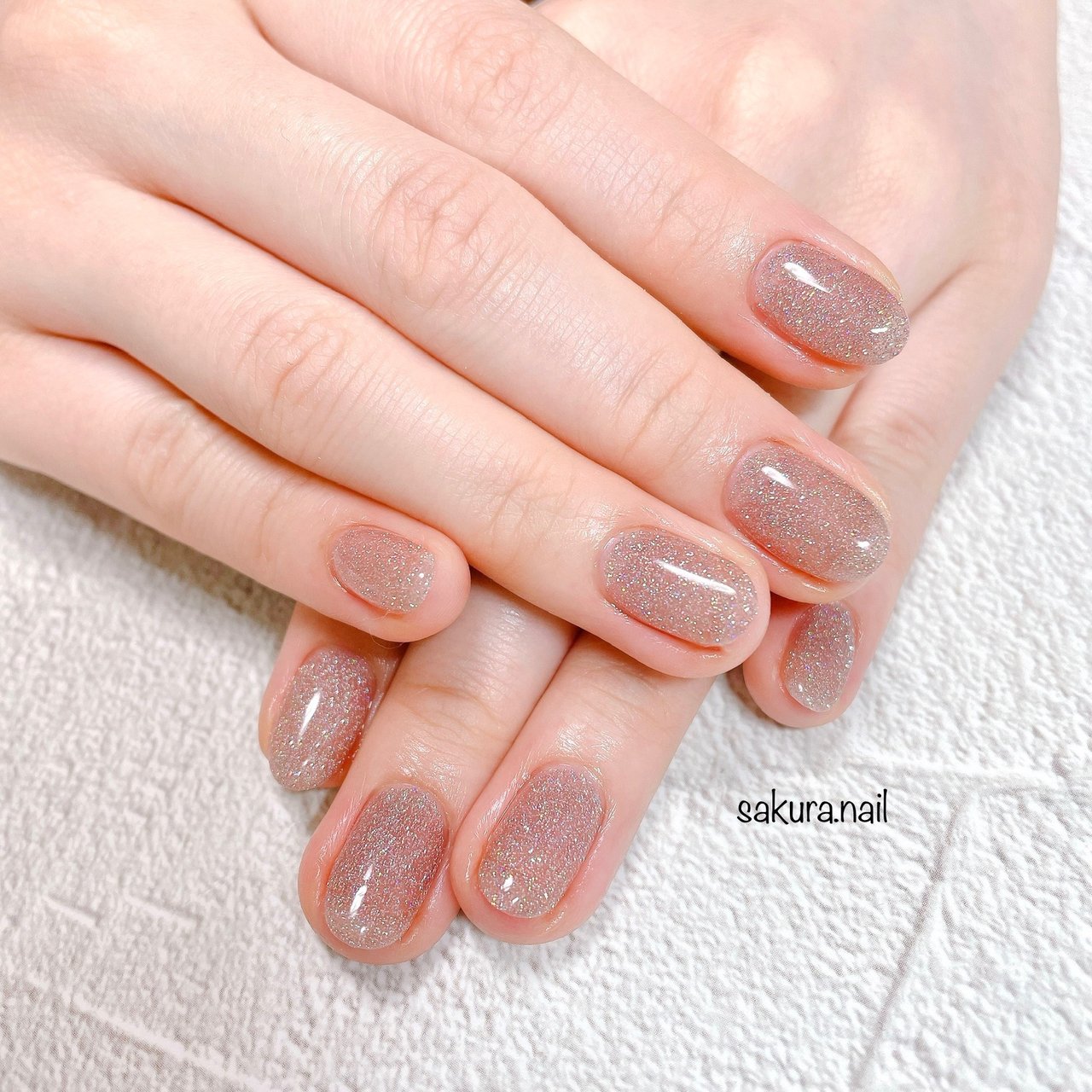ハンド グレージュ Sakura Nailのネイルデザイン No ネイルブック
