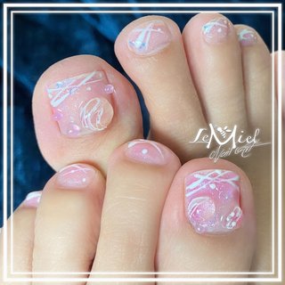 3d ペディキュアのネイルデザイン ネイルブック