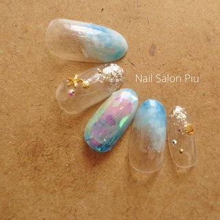 スターフィッシュ 氷宝石のネイルデザイン ネイルブック