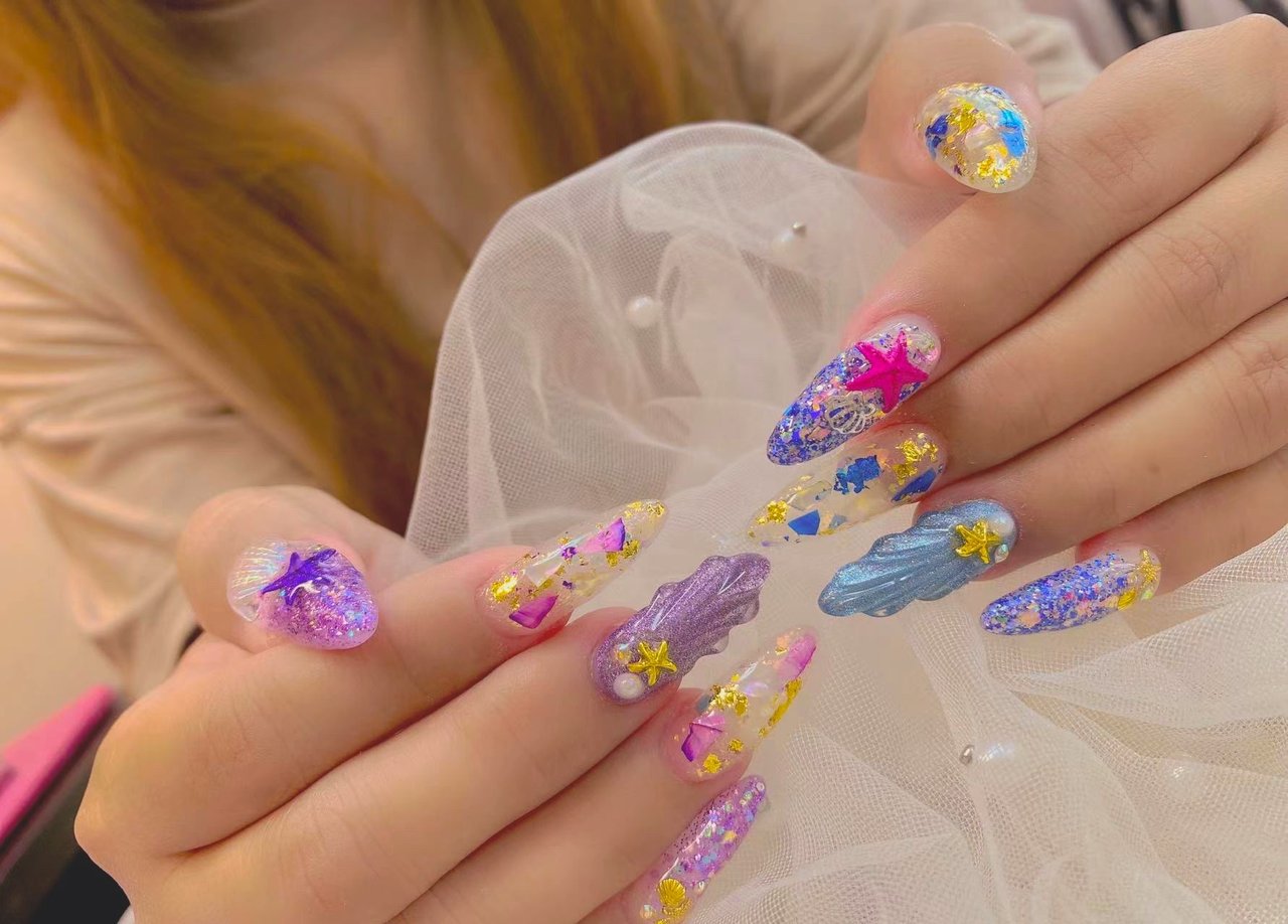 カラフル パンダ Nail 川崎のネイルデザイン No ネイルブック