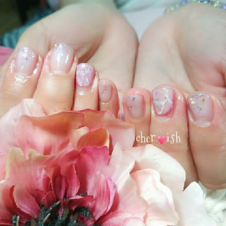 乱切りホロのネイルデザイン ネイルブック