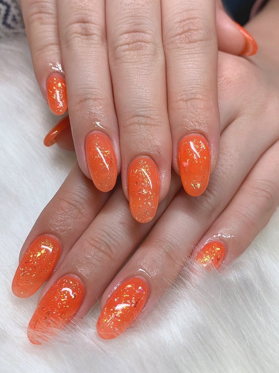 夏 ハンド ワンカラー ミディアム オーバル るんかおのネイルデザイン No ネイルブック