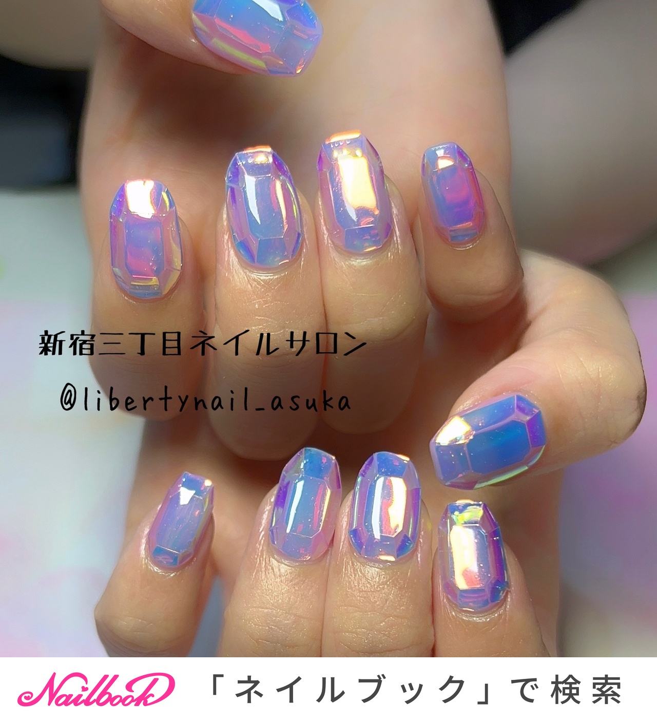 夏/オールシーズン/ハンド/ミディアム/スクエアオフ - ASUKAnail