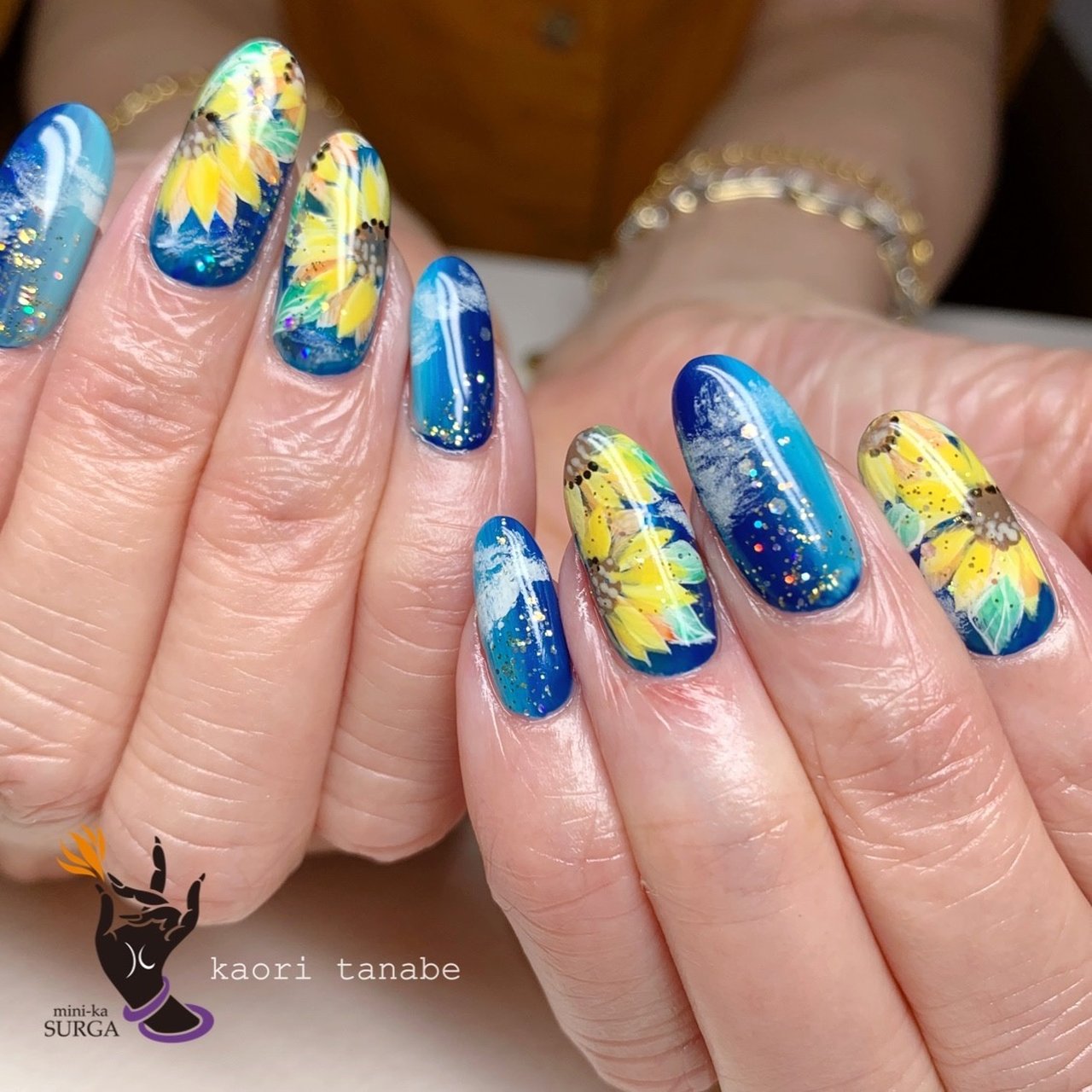 夏/海/リゾート/ハンド/フラワー - 田邉薫(Kaori Tanabe)のネイル