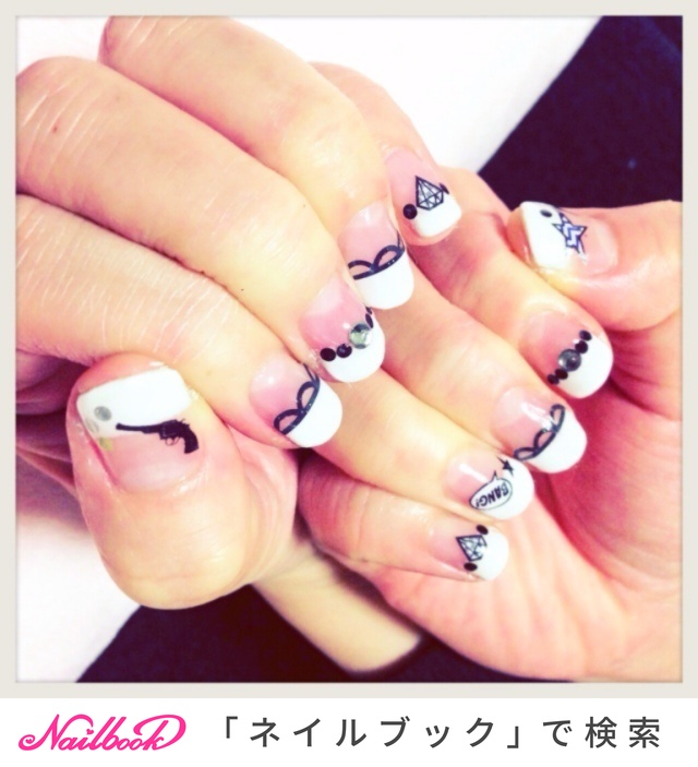 ハンド フレンチ ホワイト ジェルネイル お客様 Yamazaki Kanokoのネイルデザイン No ネイルブック
