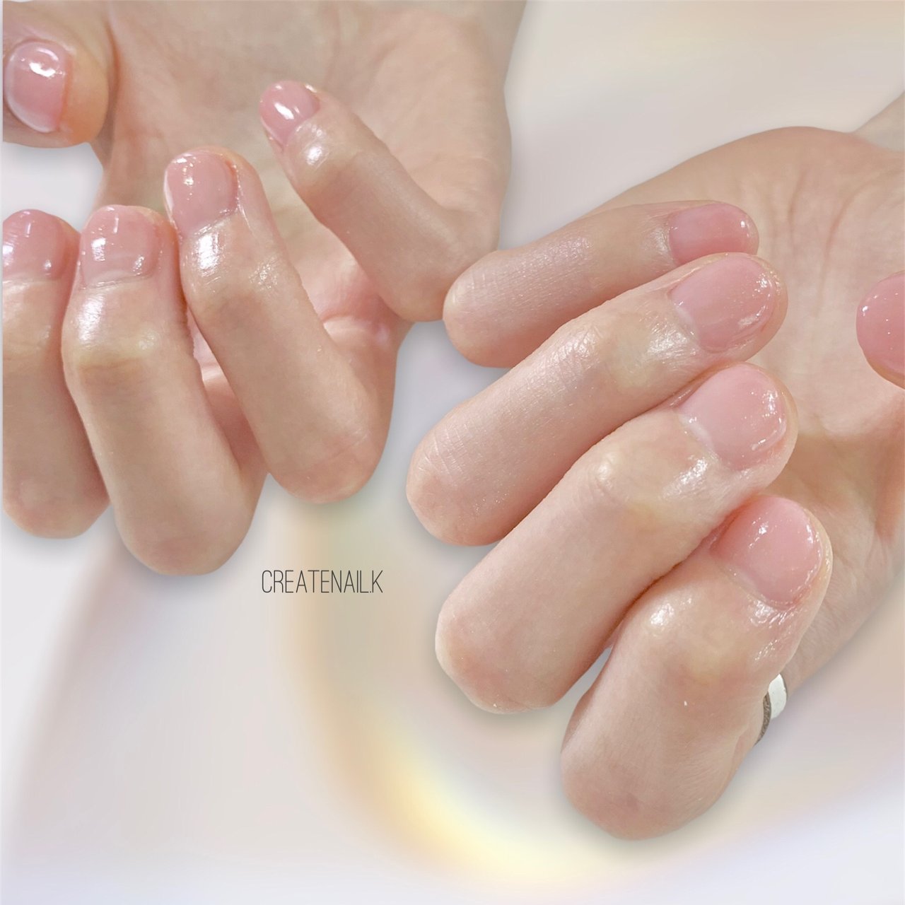 夏 オフィス ハンド グラデーション ショート Kana Createnail K のネイルデザイン No ネイルブック
