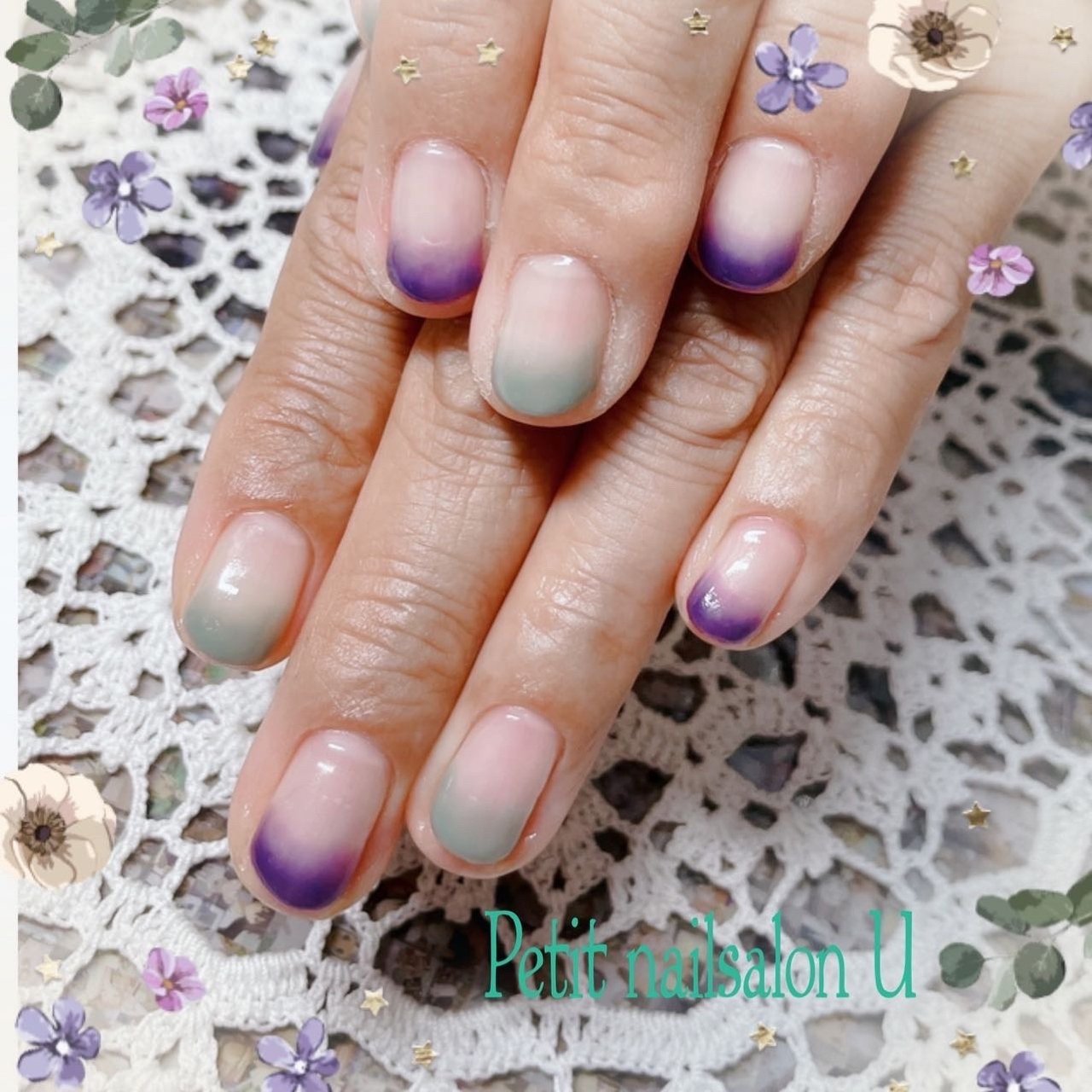 夏 オールシーズン オフィス ハンド グラデーション ｕ Koのネイルデザイン No ネイルブック