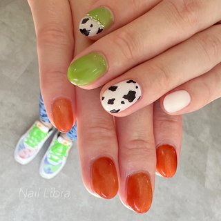 黄緑のネイルデザイン ネイルブック