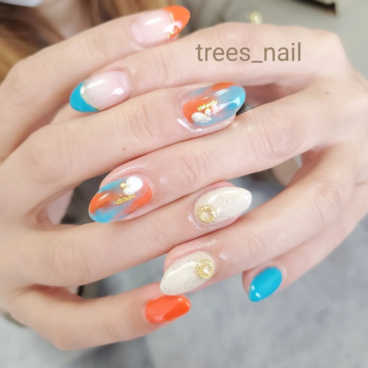 trees_nailのネイルデザイン[No.7421745]｜ネイルブック