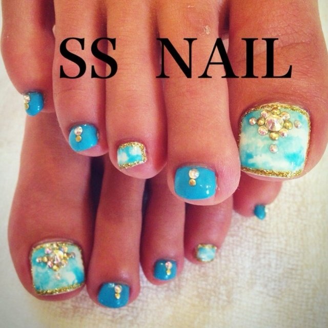 フット ジェル お客様 Ssnail神楽坂店のネイルデザイン No ネイルブック