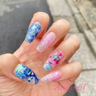 ホログラム クリア セルフネイルのネイルデザイン ネイルブック