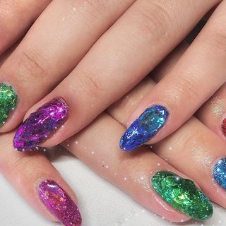 宝石カットネイルのネイルデザイン ネイルブック