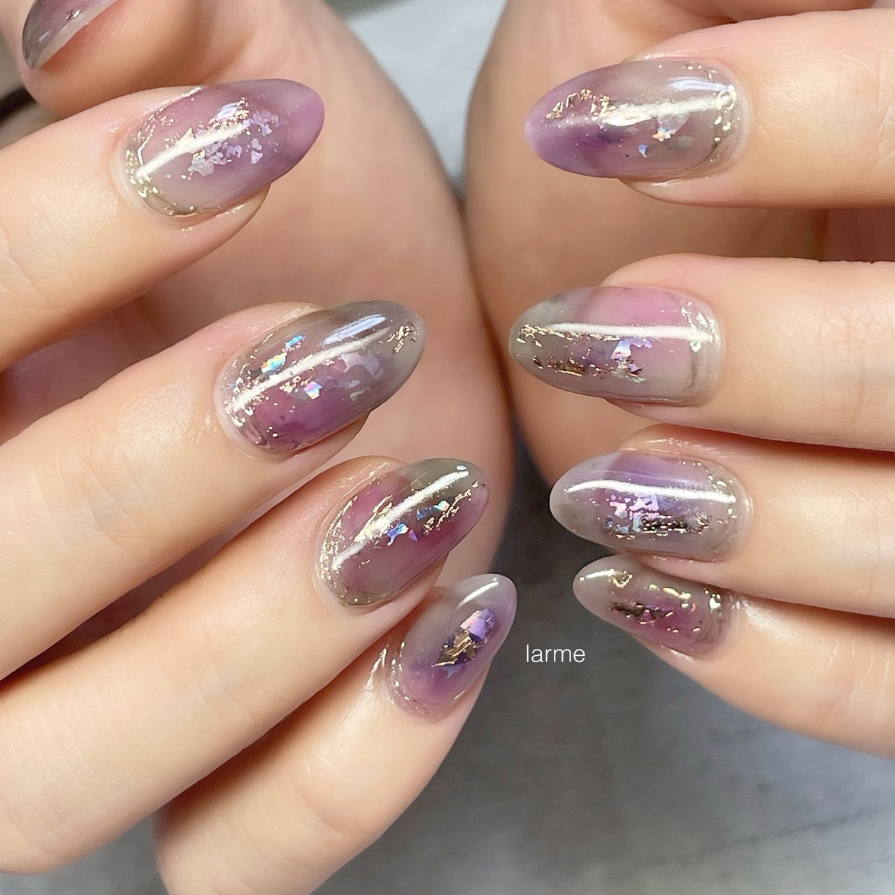 ハンド レッド パープル ブラック Nailroomlarmeのネイルデザイン No ネイルブック
