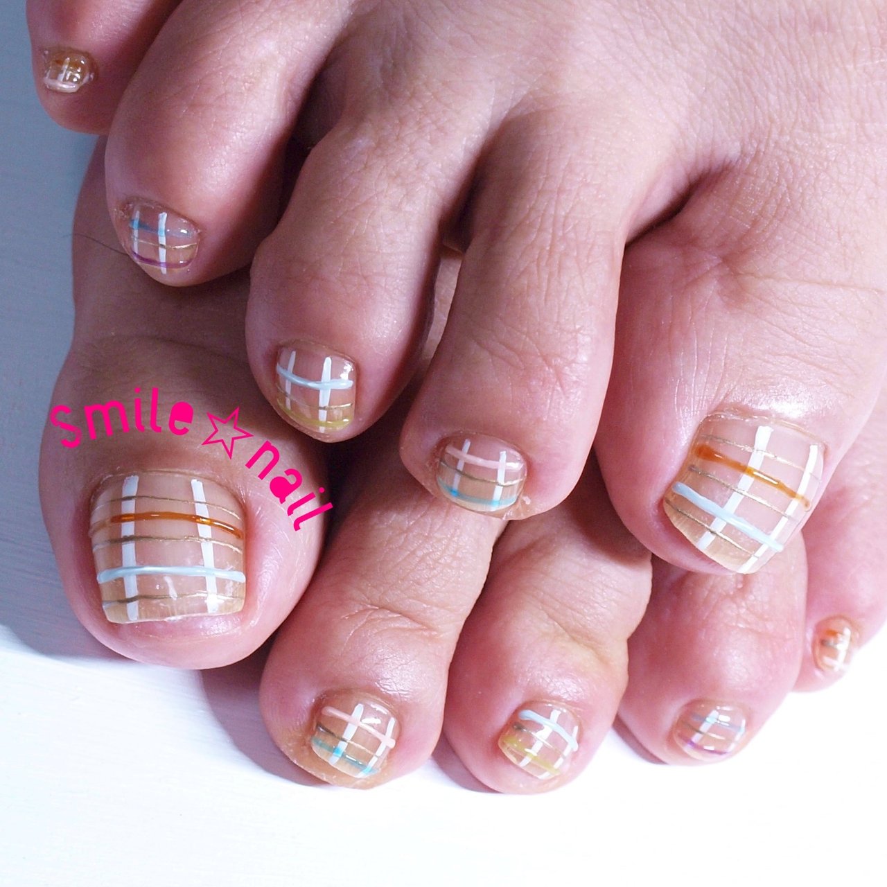 夏 デート 女子会 フット チェック Smile Nailのネイルデザイン No ネイルブック