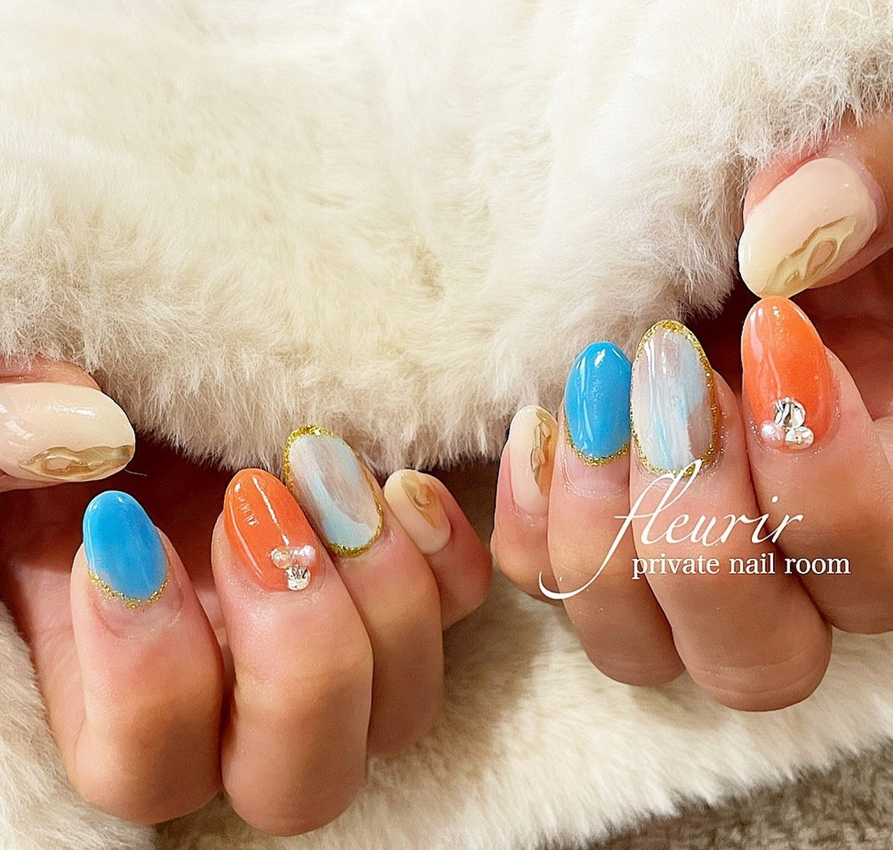 オールシーズン 海 リゾート 女子会 ハンド Nailsakiのネイルデザイン No ネイルブック
