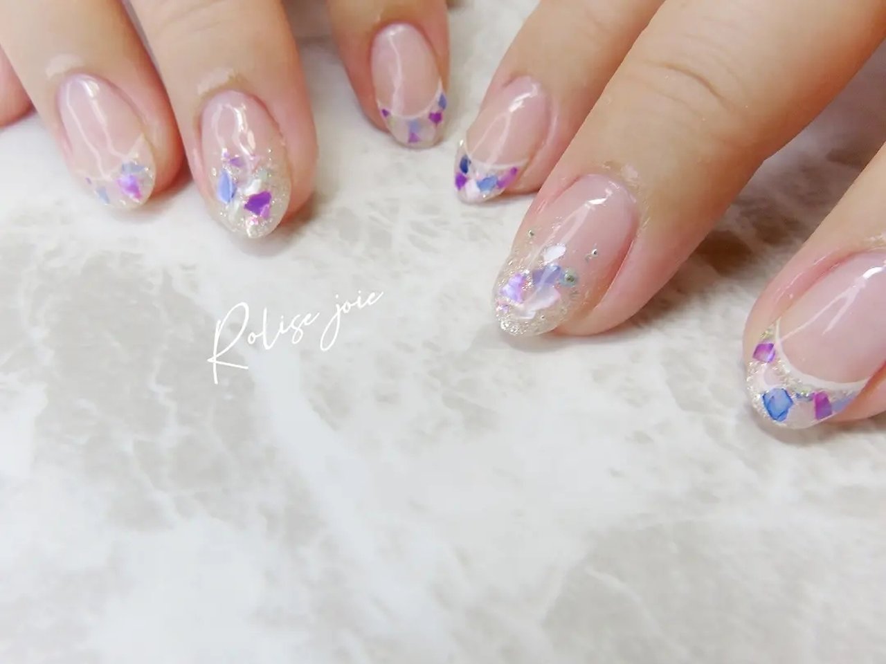 夏 オフィス デート 女子会 ハンド ローリーズ ジョワ 下吹越のネイルデザイン No ネイルブック