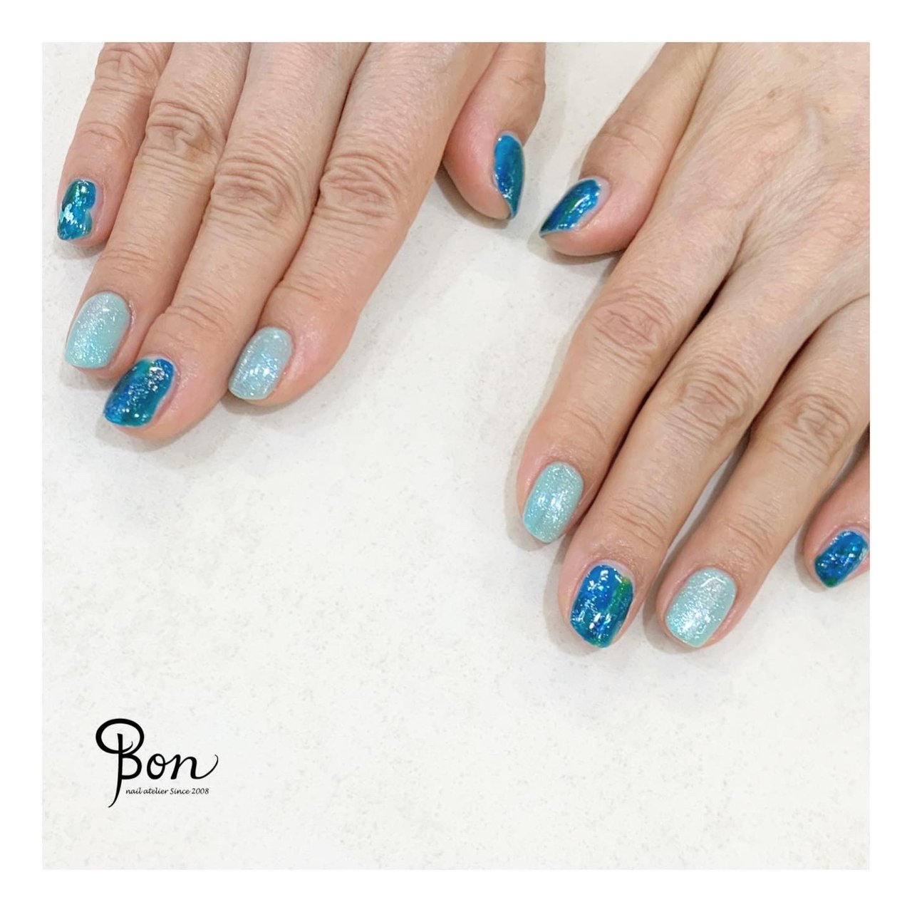 夏 海 リゾート ライブ ハンド Atelierbonのネイルデザイン No ネイルブック