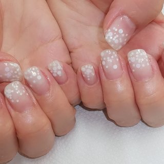 おすすめ順 ショート 乳白色ネイルのネイルデザイン ネイルブック