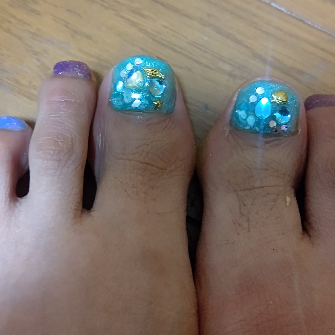 夏 七夕 海 リゾート フット くりみほのネイルデザイン No ネイルブック