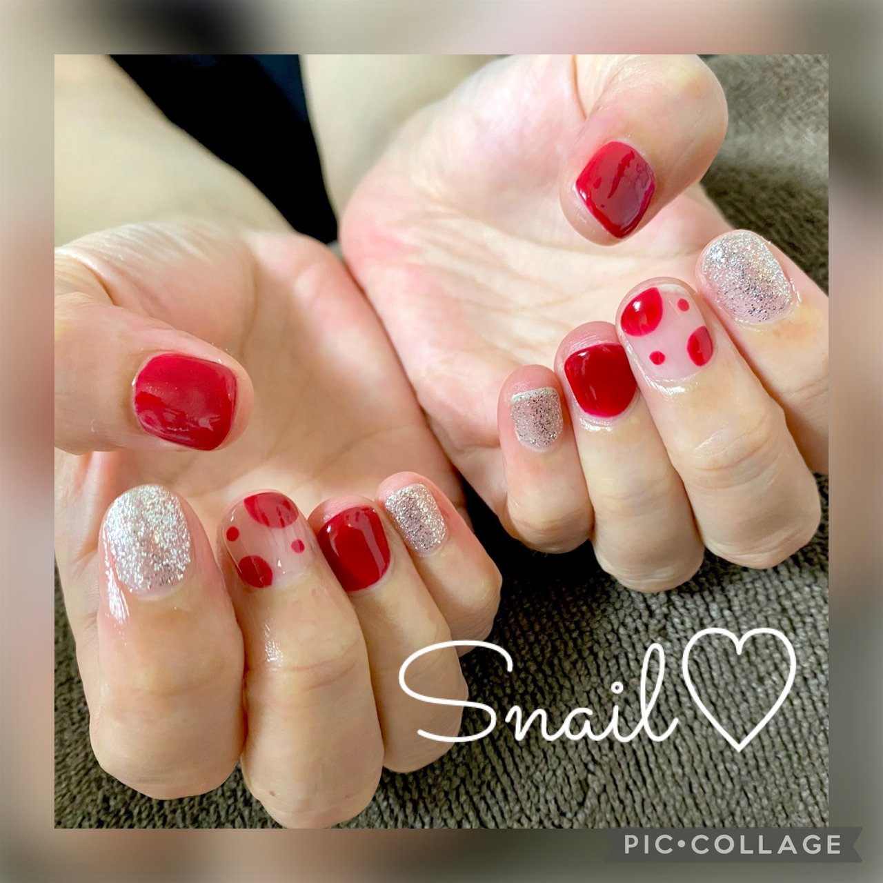 夏 ハンド ミディアム レッド ジェルネイル Saki Yamashinaのネイルデザイン No ネイルブック