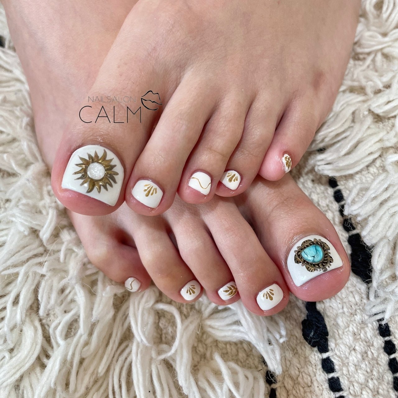 フット - nailsaloncalm0204のネイルデザイン[No.7444176]｜ネイルブック