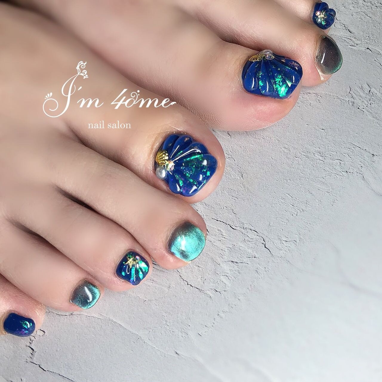 夏 海 リゾート 浴衣 フット Hitomiのネイルデザイン No ネイルブック