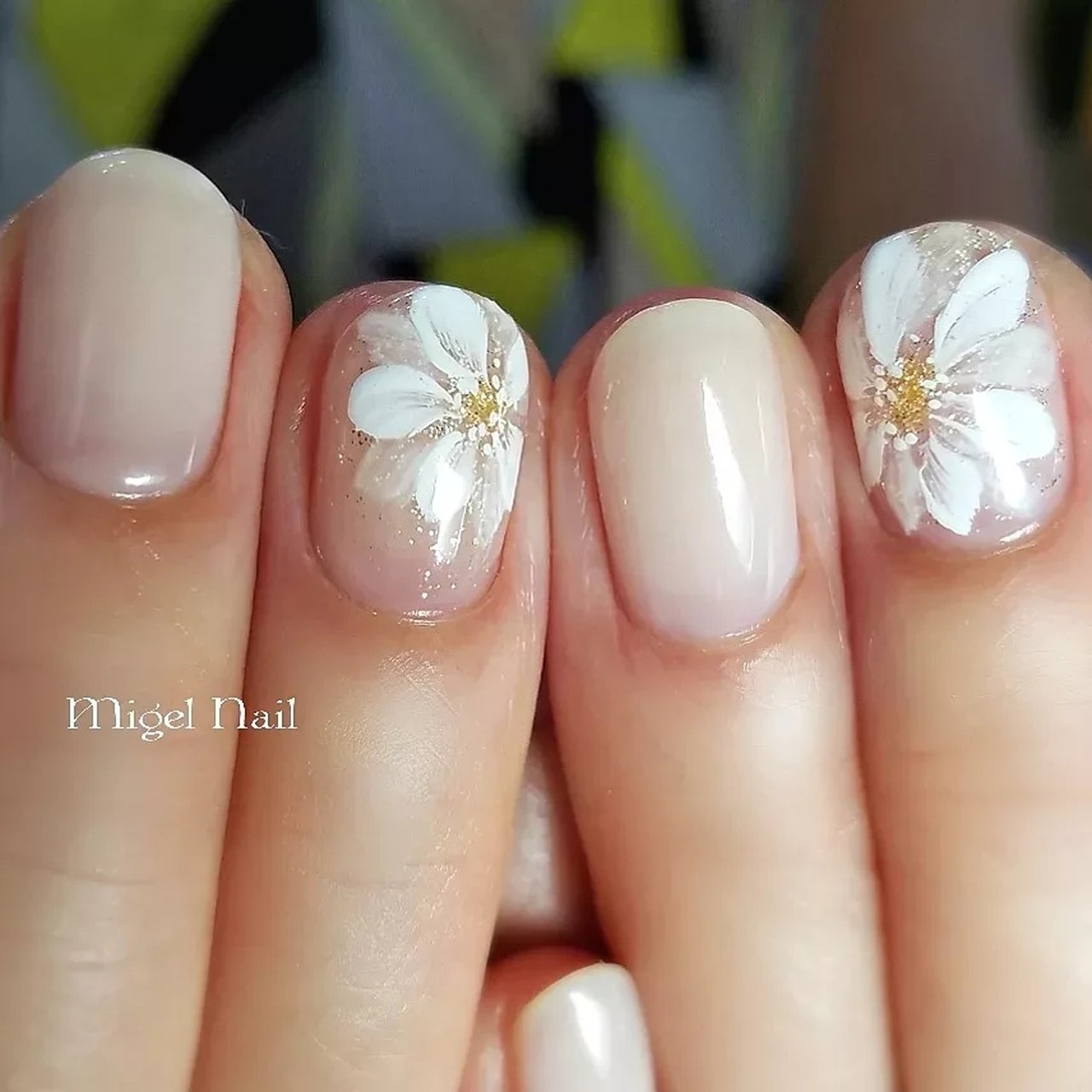 夏 海 リゾート ブライダル シンプル Migel Nailのネイルデザイン No ネイルブック